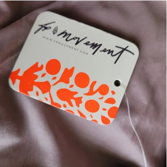 Free People NWT Like A Dream Reversible Puffer Jacket Cream Pink size L - Picture 11 of 11